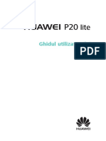 HUAWEI P20 Lite Ghidul Utilizatorului (ANE-LX1, EMUI8.0, 01, RO, Normal) PDF