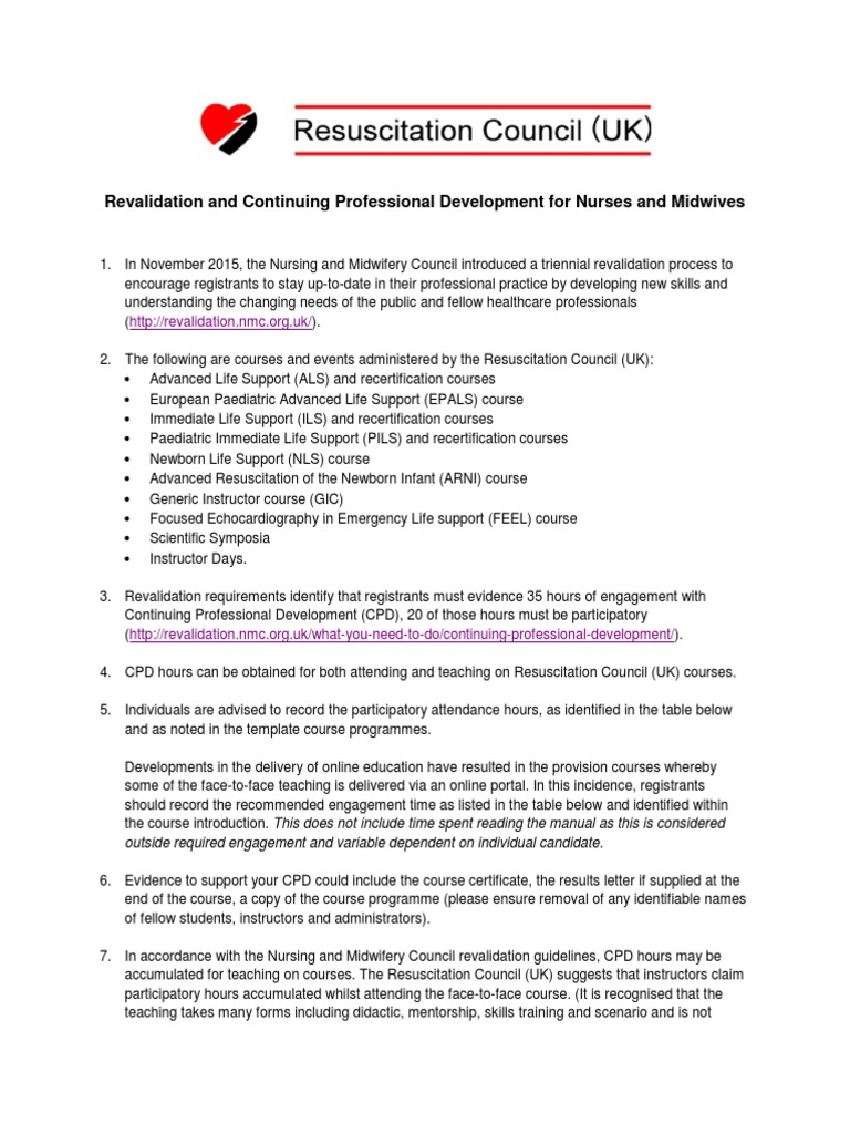 CPD For Nurses PDF Midwife Nursing