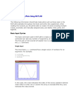 T1 Making Plots Using MATLAB