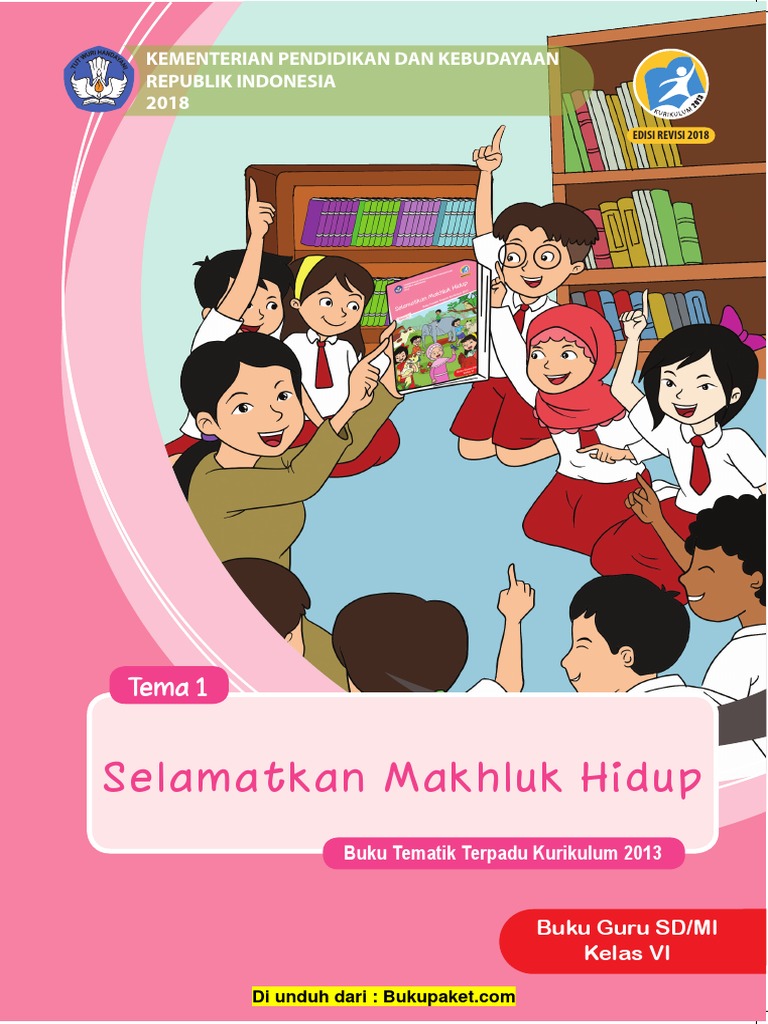 Buku Guru Kelas 6 Tema 1 Revisi 2018pdf