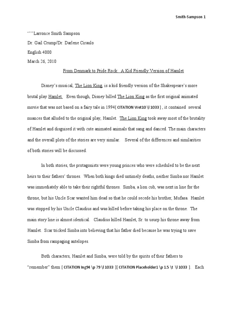 Kid Friendly Version Of Hamlet Pdf Hamlet