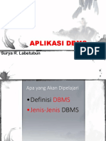 5 - Aplikasi DBMS
