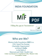 Mission India Foundation: Filling The Gap in Vaccinations!