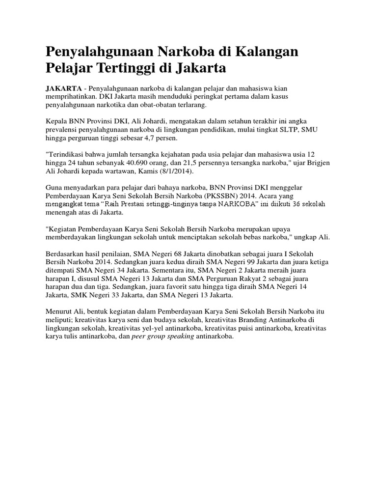 Puisi  Bahaya Narkoba  Kumpulan Puisi   Puisi  Bahaya Narkoba  Kumpulan Puisi