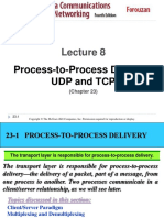 Process-to-Process Delivery: Udp and TCP: (Chapter 23)