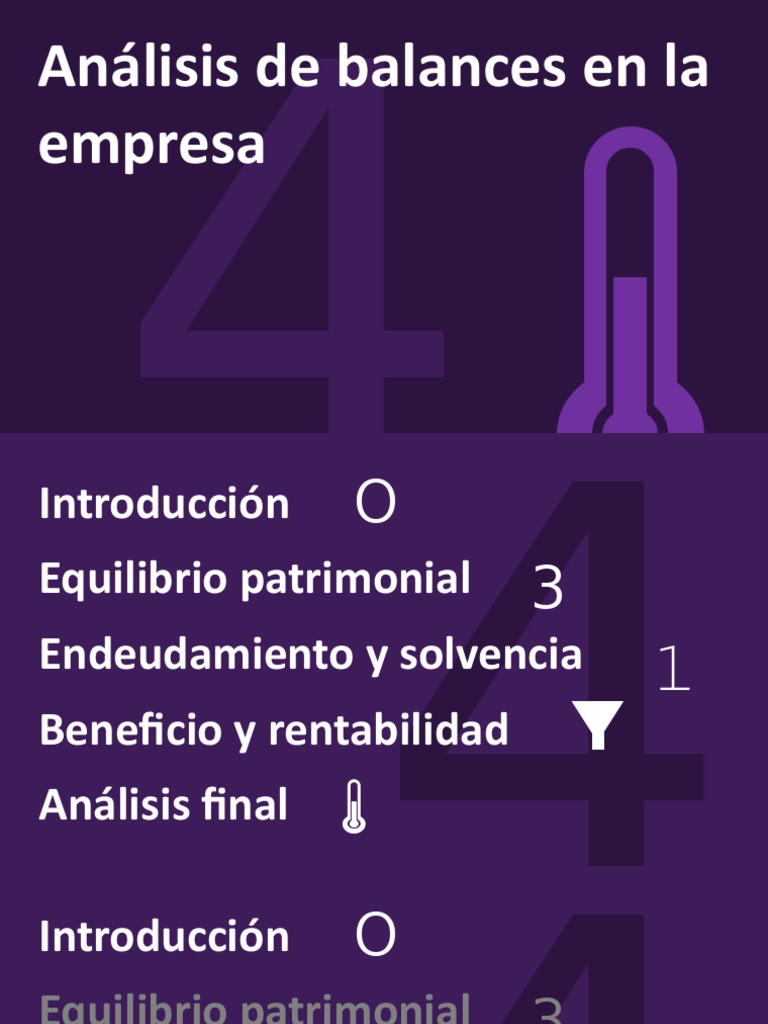 Análisis de Balances Empresariales | PDF | Hoja de balance | Deuda