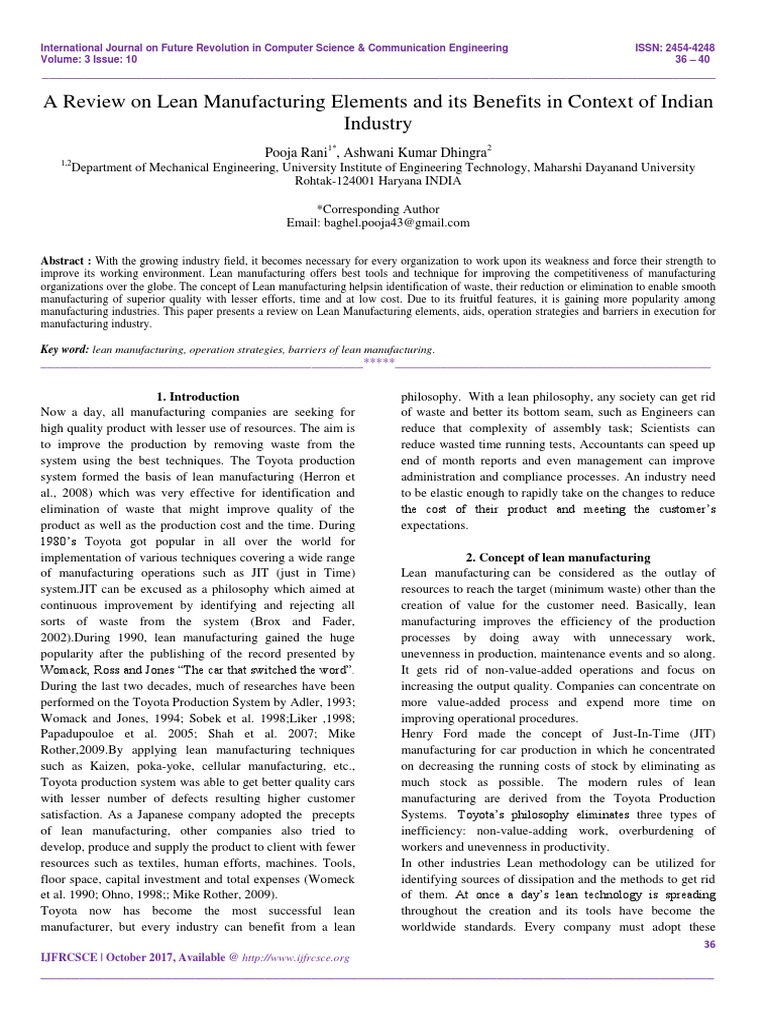 6 1507540220 - 09-10-2017 PDF | PDF | Lean Manufacturing | Inventory