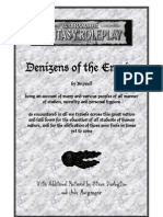 Warhammer FRP - NPCs - Denizens of The Empire - 2nd Ed