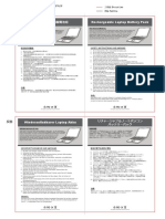 Rechargeable Laptop Battery User Manual