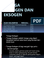 Tenaga Endogen Dan Eksogen