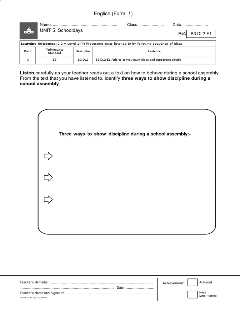 School Assembly Discipline Guidelines | PDF | Communication | Cognition