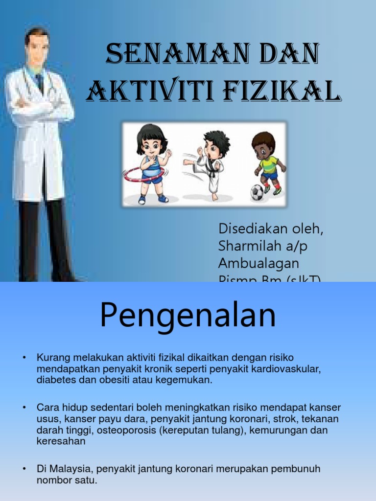 Senaman Dan Aktiviti Fizikal Pdf