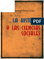 Braudel - La Historia y Las Ciencias Sociales