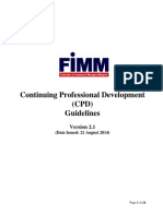 Continuing Professional Development (CPD) Guidelines: (Date Issued: 21 August 2014)