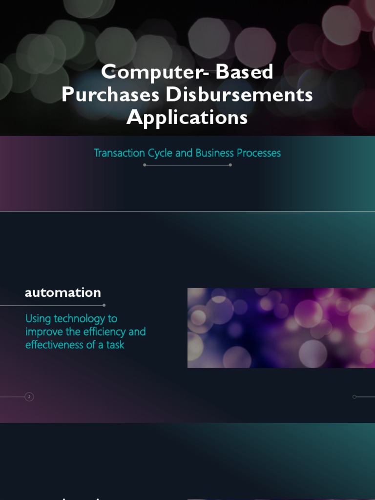 Automating Computer-Based Purchases | PDF | Accounts Payable ...