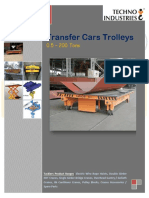 Transfer Cars Trolleys: 0.5 - 200 Tons