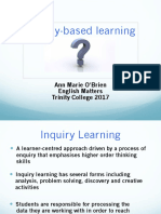 Inquiry-Based Learning Powerpoint Summer 2017