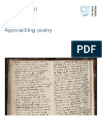 Approaching Poetry Printable PDF