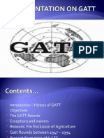 A Presentation On GATT