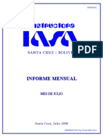 CARATULA - Informe Mensual