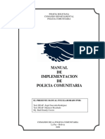 Compendio -Manual de Implentacion de Policia Comunitaria