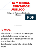 Etica y Moral Del Contador Publico