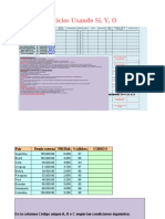 Funciones Si y o en Excel