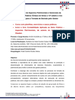 Folder Curso Contabilidade Pública Gerencial e Aspectos Patrimoniais