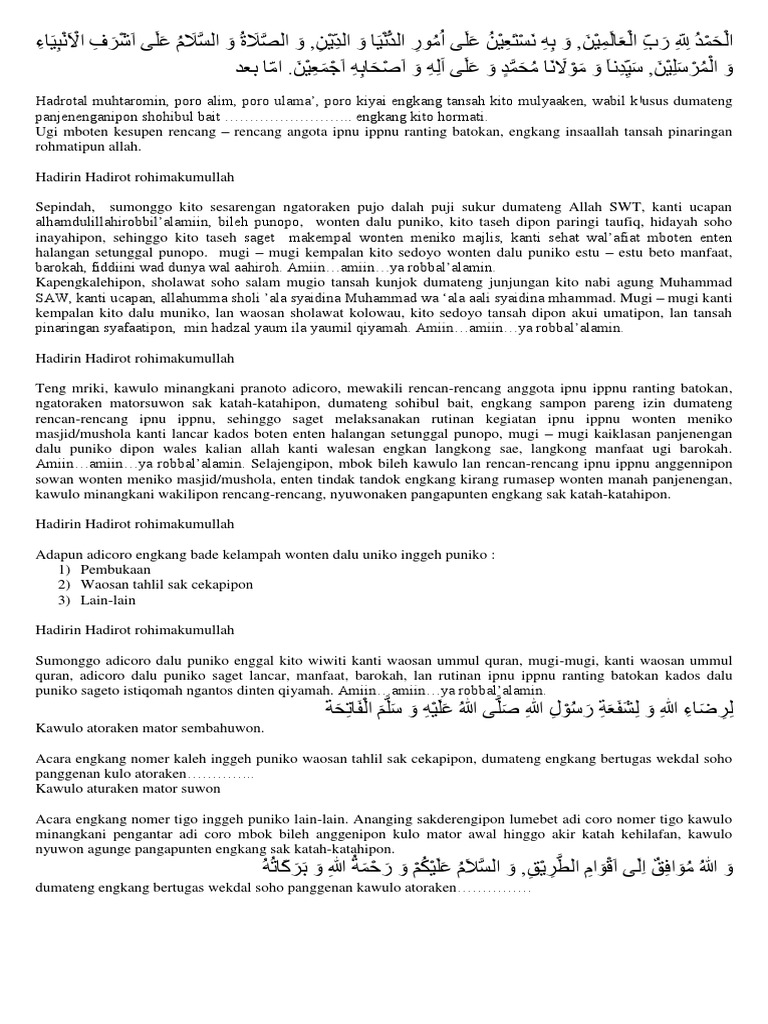 Teks Mc Ipnu Ippnu Terbaik – Viralteratas.com