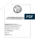 Programa Filosofia Del Lenguaje - UBA - Penelas 2018