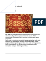 Jenis Motif Batik Di Indonesia