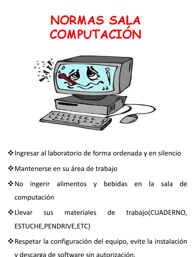 Normas Sala Computación | PDF