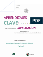 Aprendizajes Clave para la educación integral 1o primaria