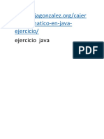 Ejecicio Java