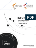 ESP. POST. MEX. Informe Post Electoral Julio 2018 PDF