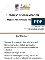 1. Organizacion Como Proceso Formal e Informal