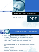 Revenue Account Asignment