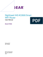 Nighthawk X4S Ac2600 Smart Wifi Router: User Manual