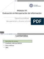 Evaluación en Recuperación de Información 