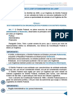 Resumo 976905 Rodrigo Francelino 19151775 Lei Organica Do Df Aula 01 Introducao a Lodf e Fundamentos Da Lodf