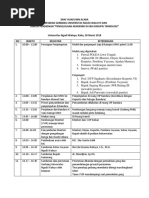 RUNDOWN ACARA Peresmian Gerbang UNW Dan Dialog Pendidikan - 28 Maret 2018