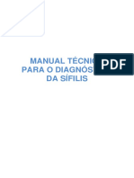 Manual Técnico para o Diagnóstico Da Sífilis