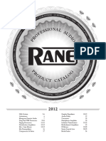 Rane Full Line Catalog PDF