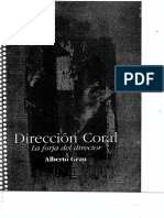 Dirección Coral La Forja Del Director Alberto Grau PDF