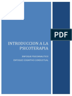 Introduccion a La Psicoterapia UNIDADES II Y III