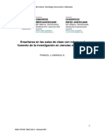 Enseñanza en Las Aulas de Clase Con Robots y El Fomento de La Investigación en Ciencias e Ingeniería