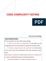 Code Complexity Testing