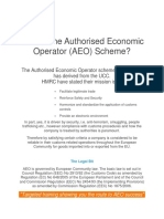 What Is The Authorised Economic Operator (AEO) Scheme?