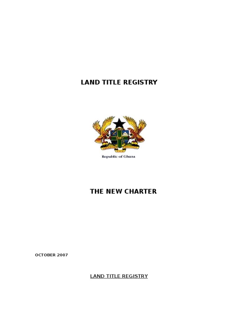 18943433 Land Title Registry Ghana Government Information Public Sphere