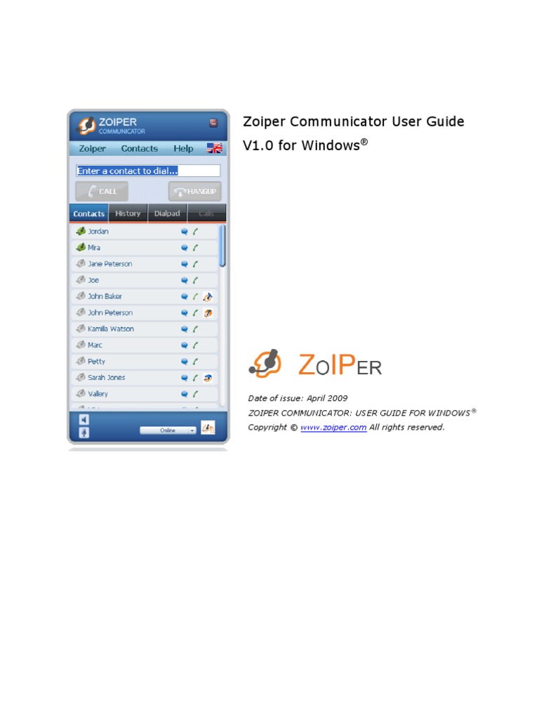 Zoiper Communicator Manual | PDF | Transport Layer Security | Session ...